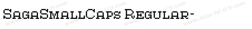 SagaSmallCaps Regular字体转换